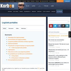 Logiciels portables « Korben