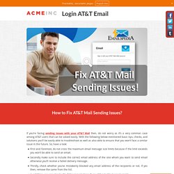 Login AT&T Email