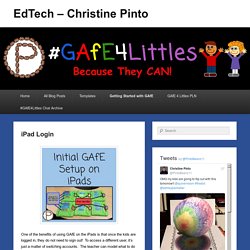 iPad Login – EdTech – Christine Pinto