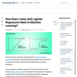 How Does Linear And Logistic Regression Work In Machine Learning?