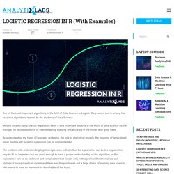 Logistic Regression In R