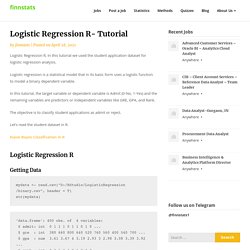 Logistic Regression R- Tutorial » Detailed Overview » finnstats