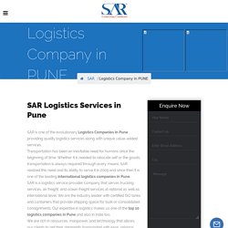 Logistics Company in PUNE - SAR Transport