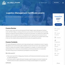 Online courses for logistics