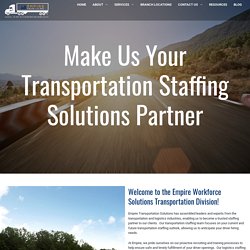 Logistics and Transportation Staffing Agency