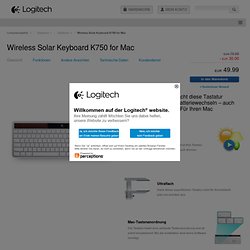 Logitech Wireless Solar Keyboard K750 für Mac®