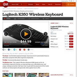 Logitech Wireless Keyboard K350 Review - Watch CNET's Video Review