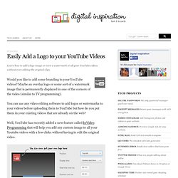 How to Add a Logo or Watermark to YouTube Videos