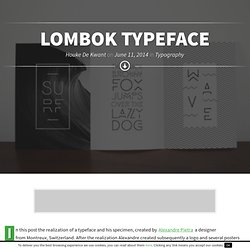 Lombok Typeface