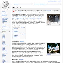 Lomografie Wikipedia