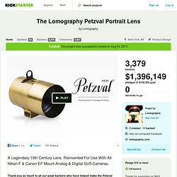 The Lomography Petzval Portrait Lens
