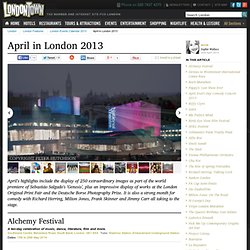 London Events Calendar 2013