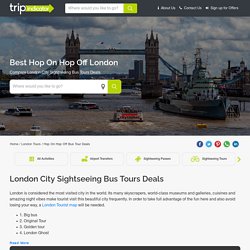London Hop On Hop Off Bus, Route Map PDF, Combo Deals 2019