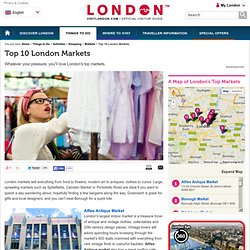 Top 10 London Markets - Things To Do