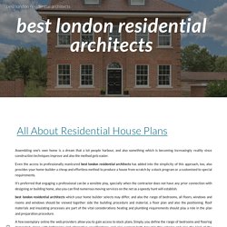 best london residential architects