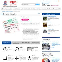 London Travelcard kaufen