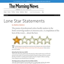 Lone Star Statements by Matthew Baldwin