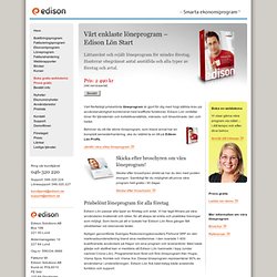 Löneprogram för mindre företag – Edison Lön Start