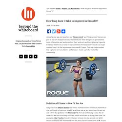How long does it take to improve in CrossFit?