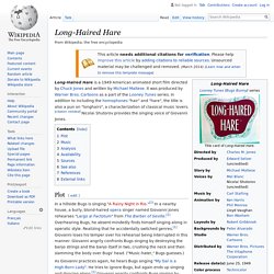 Long-Haired Hare - Wikipedia