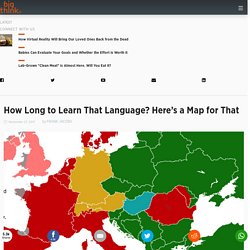 How Long to Learn That Language? Here’s a Map for That