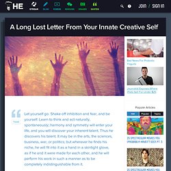 A Long Lost Letter From Your Innate Creative Self