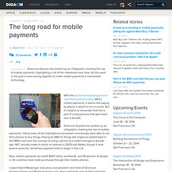 The long road for mobile payments