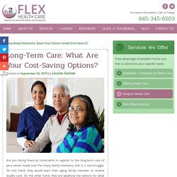 Long-Term Care: What Are Your Cost-Saving Options?