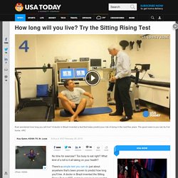 How long will you live? Try the Sitting Rising Test
