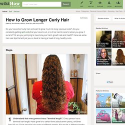How to Grow Longer Curly Hair