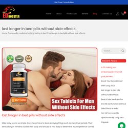 Sex Tablets for Men Without Side Effects