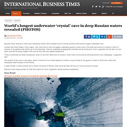 World’s longest underwater ‘crystal’ cave in deep Russian waters revealed (PHOTOS)