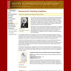 Longfellow - Teacher Resources