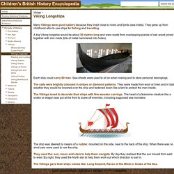 Viking Longships - Children's British History Encyclopedia