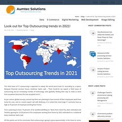 Look out for Top Outsourcing trends in 2021!