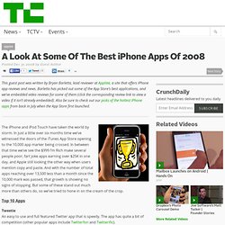 A Look At Some Of The Best iPhone Apps Of 2008
