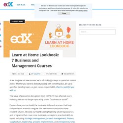 Learn at Home Lookbook: 7 Business and Management Courses