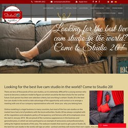 Looking for the best live cam studio in the world? Come to Studio 20!