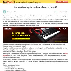 Are You Looking for the Best Music Keyboard?