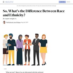 Looking at Race vs Ethnicity - What's the Difference?