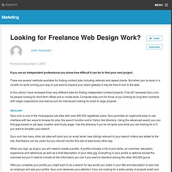 Looking for Freelance Web Design Work? - Wyzo