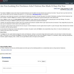 Are You Looking For Freelance Jobs? Outrun Has Made It Easy For You