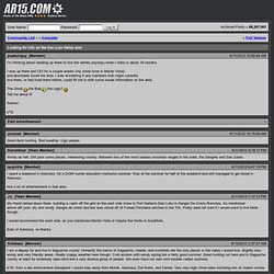 Looking for info on the San Luis Valley area - AR15.Com Archive