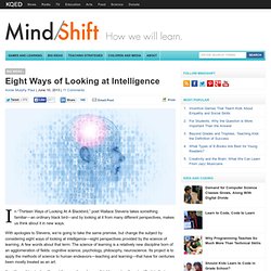 Eight Ways of Looking at Intelligence