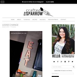 The Crafted Sparrow: Loose Change