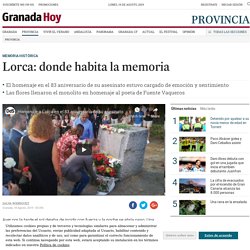 Lorca: donde habita la memoria