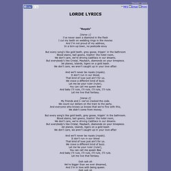 ... PATROL - CHASING CARS LYRICS. We'll do it all Everything On our own