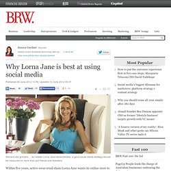 Why Lorna Jane is best at using social media