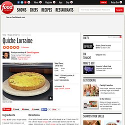Quiche Lorraine Recipe : Emeril Lagasse