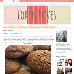 loryn loves...: Fat Free Chocolate Cookies
